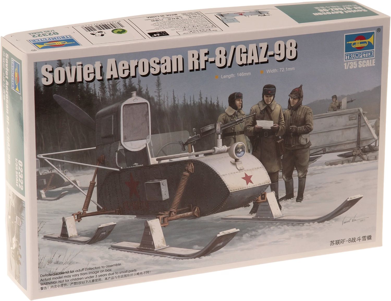 Maqueta Soviet Aerosan de Trumpeter